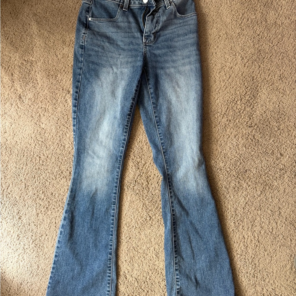 Maurices Light Blue Flare Jeans